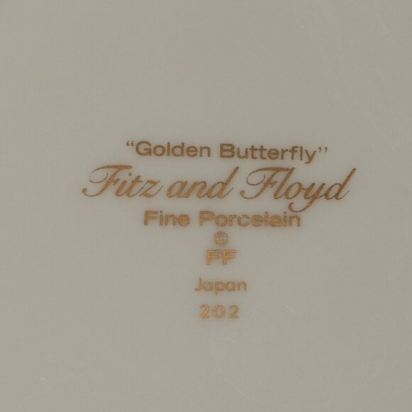 3  beautiful coffee mugs. Fitz and Floyd Japan Golden Butterfly - Picture 7 of 7
